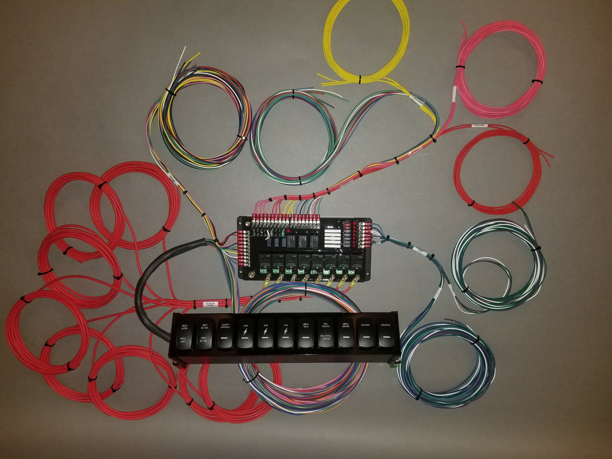 8 or 11 Switch Wiring Complete Kits – Precision Fabrication and Wiring
