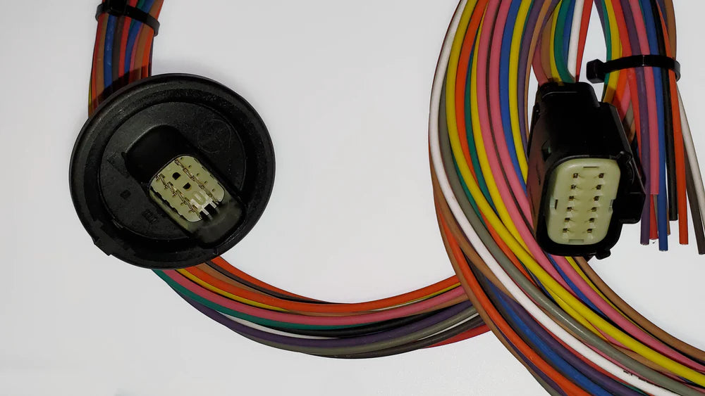 BWH-12K, Bulkhead/Firewall Connector Wire Harness Kit, 12 Circuit ...