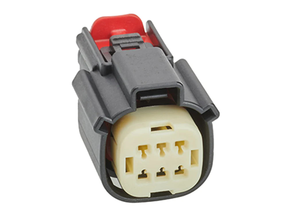 BWH-06F - Bulkhead Female Connector Only, 6 Circuit
