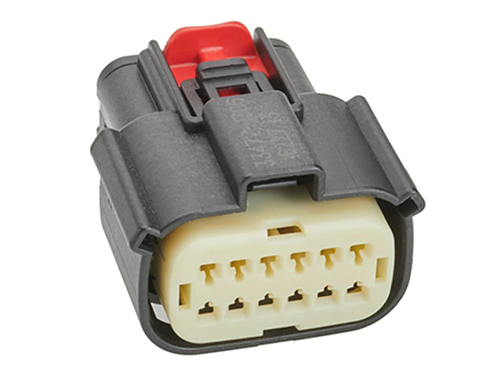 BWH-12F - Bulkhead Female Connector Only, 12 Circuit