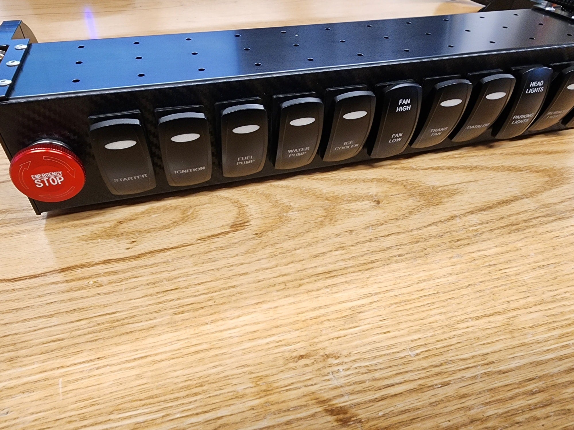 custom switch panel – Precision Fabrication and Wiring