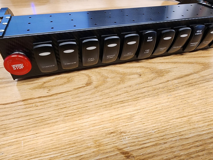 custom switch panel – Precision Fabrication and Wiring
